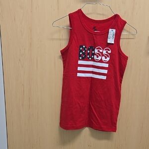 Boss Red Tank Top Vibrant Casual Sleeveless